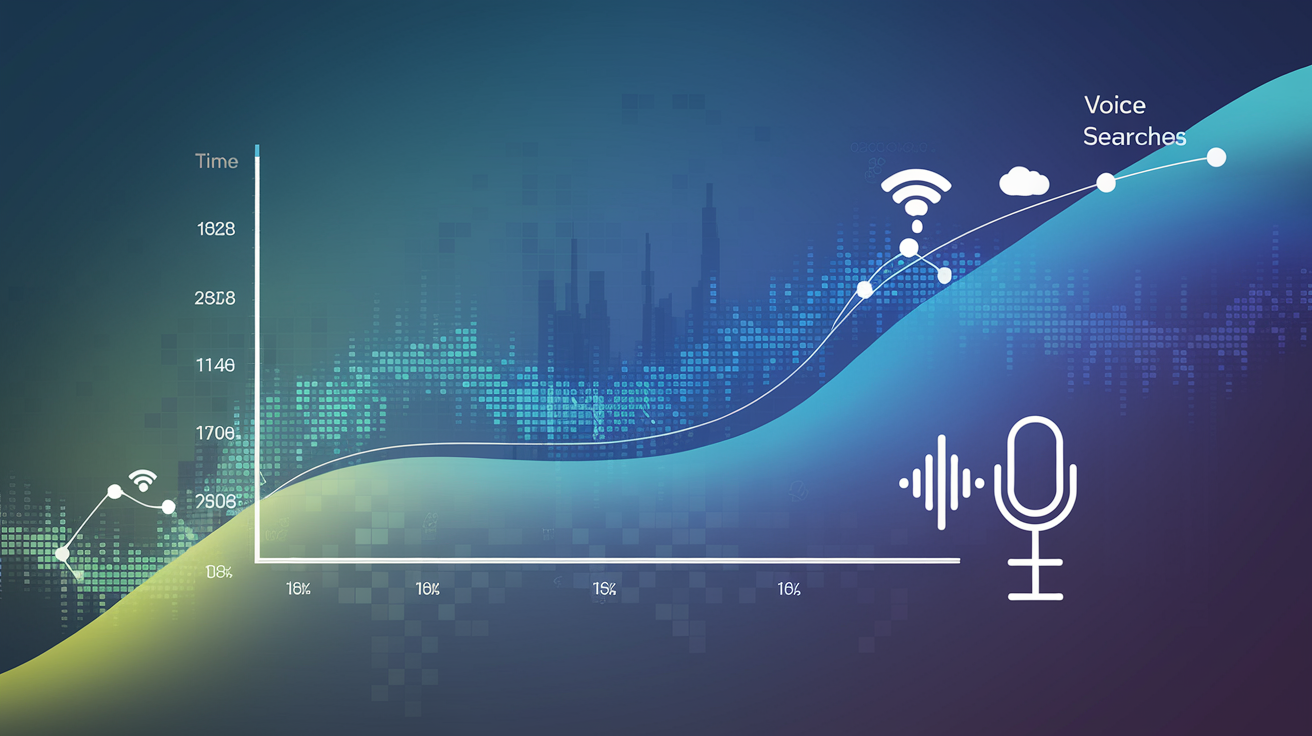 Voice search trend graph